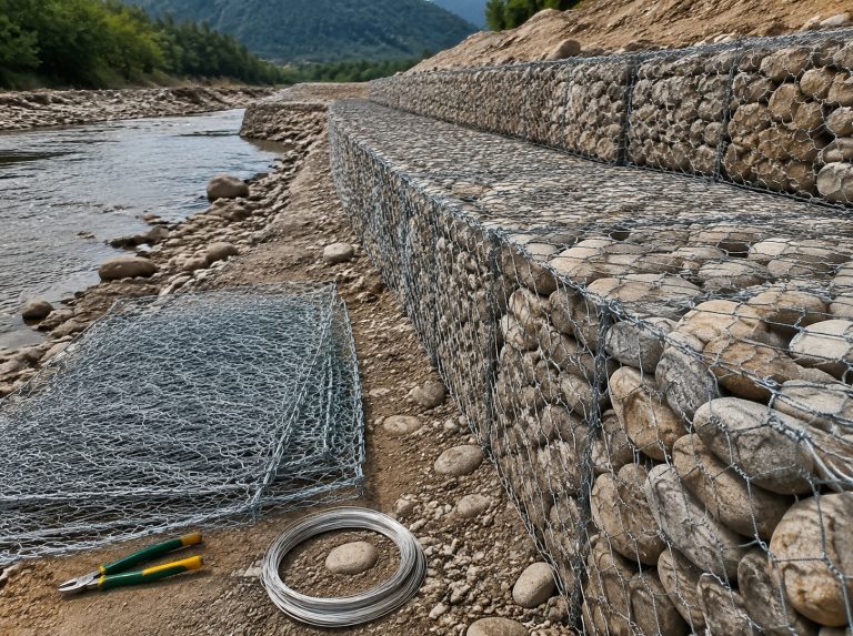 西双版纳傣族自治州河道边坡石笼网